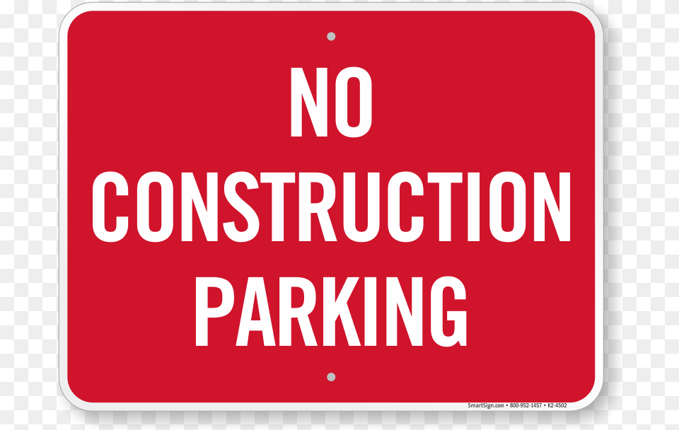 Zoom Price Buy No Construction Parking Sign, Symbol, First Aid, Road Sign Free Transparent Png