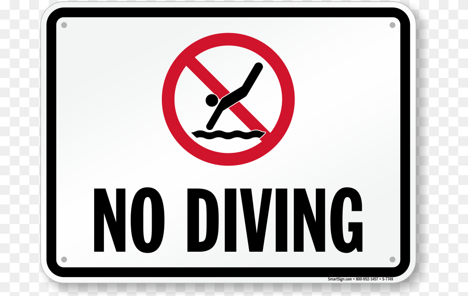Zoom Price Buy No Diving Sign For Pool, Symbol, Road Sign Png Image