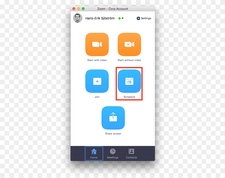 Zoom Schedule A Meeting And Publish The Link In Moodle Zoom Application, Electronics, Mobile Phone, Phone, Person Free Png