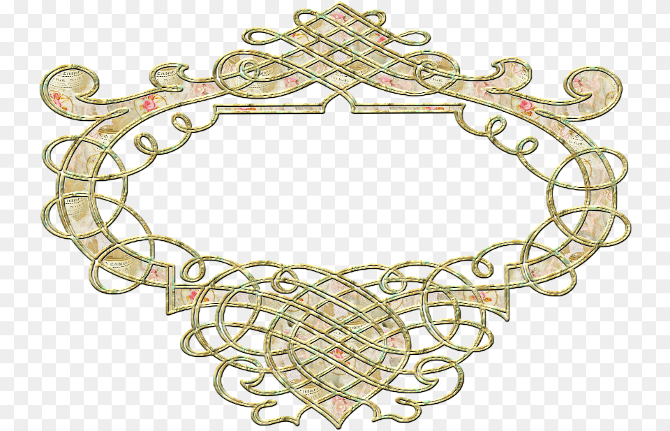Zoom Y Fotografia Ornamentos Decorativos Dorados Circle, Accessories, Jewelry, Necklace, Bracelet Free Transparent Png