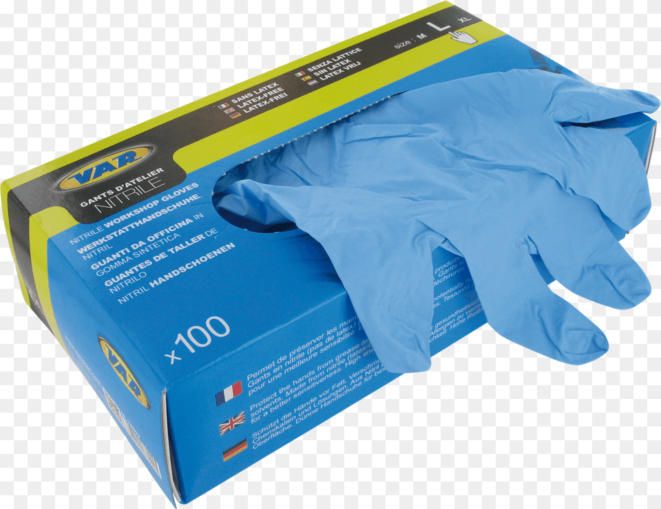 Zoom Zoom Zoom Zoom Var Box Of 100 Nitrile Gloves M, Clothing, Coat, Glove Free Png Download