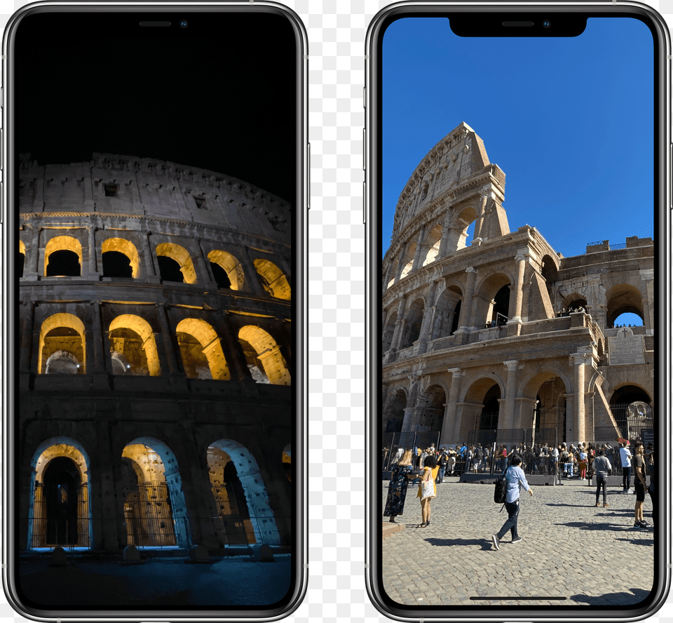 Zoomed In Comparison Of An Ultra Wide Shot Taken At Iphone, Arch, Architecture, Person, Footwear Free Transparent Png