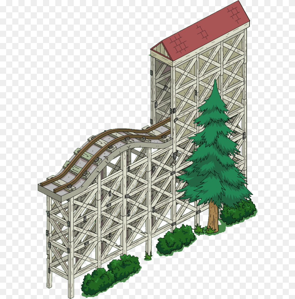 Zoominator Long Track Christmas Tree, Amusement Park, Fun, Roller Coaster, Plant Png