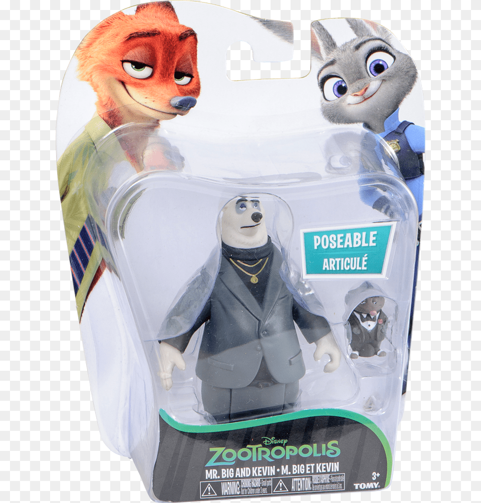 Zootopia Character Pack 6 Asst Large Tomy Zootopia Character Pack Mchorn And Safety Squirrel, Figurine, Adult, Female, Person Png Image