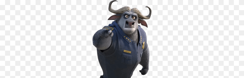 Zootopia Chief Bogo Pointing At You, Animal, Bear, Mammal, Wildlife Png