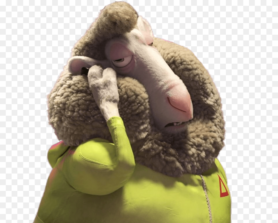 Zootopia Doug Ramses On The Phone, Animal, Livestock, Mammal, Sheep Free Png Download