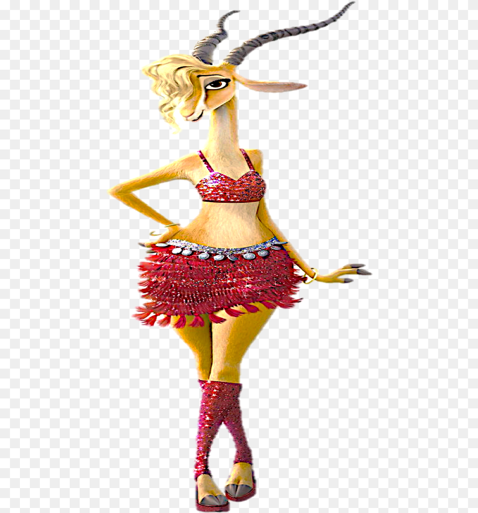 Zootopia Gazelle, Clothing, Costume, Dancing, Leisure Activities Free Transparent Png