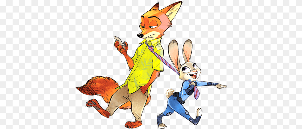 Zootopia Images Nick And Judy Hd Wallpaper And Background Nick E Judy Zootopia, Book, Comics, Publication, Person Png Image