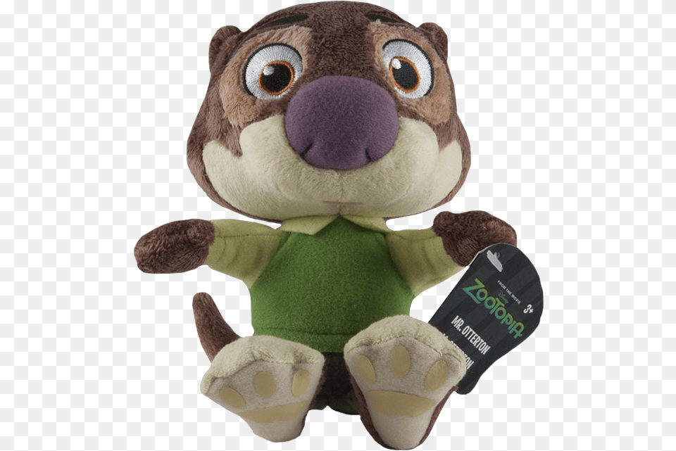 Zootopia Mr Otterton, Plush, Toy, Teddy Bear Png Image