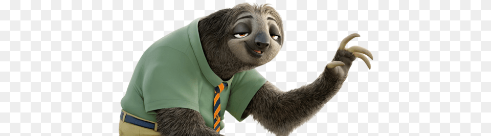 Zootopia Sloth On Zootopia, Electronics, Hardware, Male, Adult Free Png
