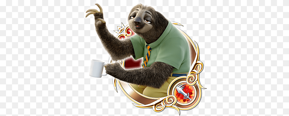 Zootopia The So Called Fastest Sloth Working In The Zootopia Flash Poster Poster Print, Man, Adult, Person, Male Png