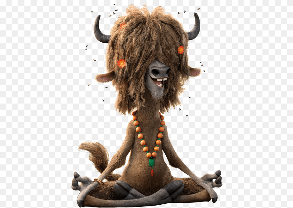 Zootopia Yax The Yack Meditating Zootopia Yax, Accessories, Animal, Bear, Mammal Png