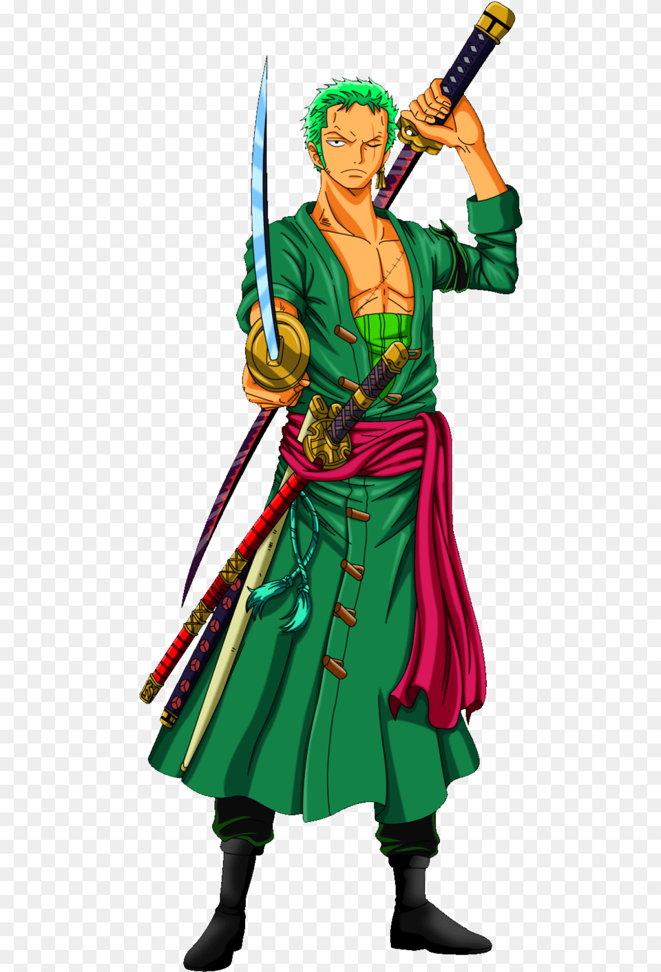Zoro One Piece, Adult, Person, Female, Woman Free Png