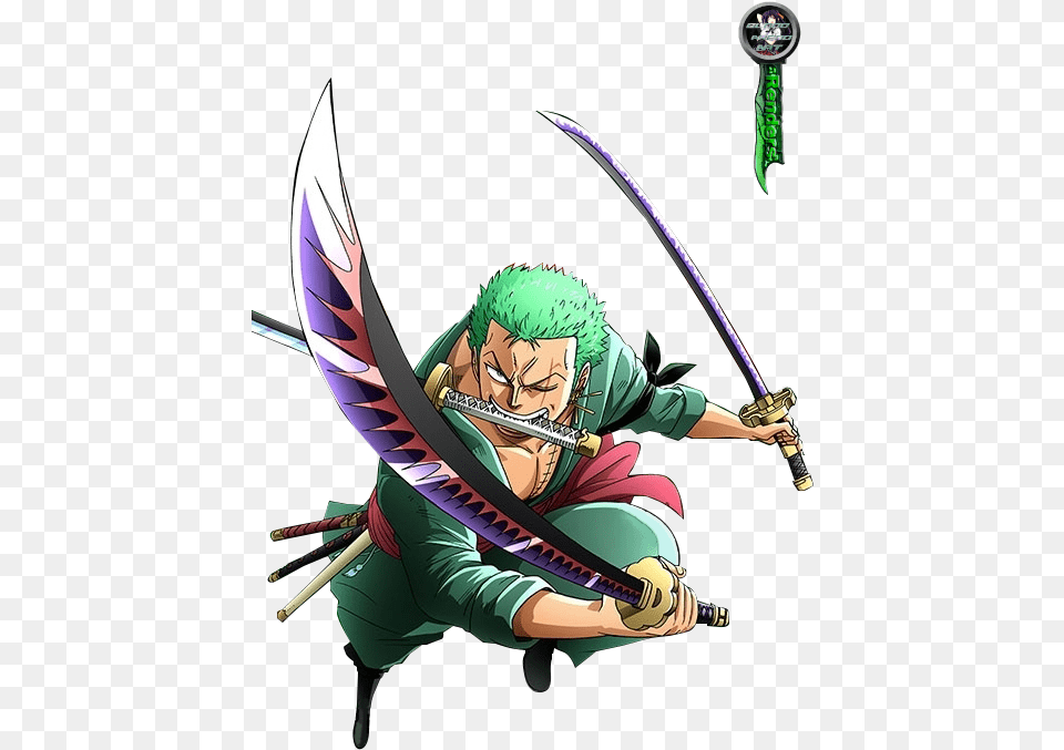 Zoro One Piece One Piece Zoro, Sword, Weapon, Person, Samurai Png