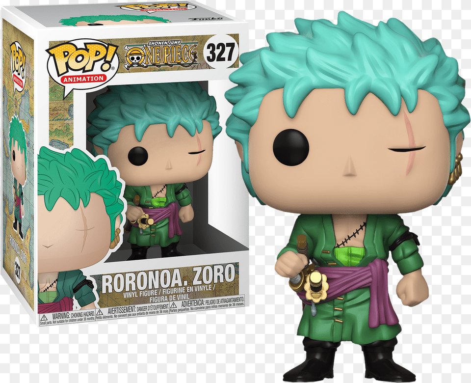 Zoro Pop Vinyl Figure Roronoa Zoro Funko Pop, Doll, Toy, Baby, Person Png Image