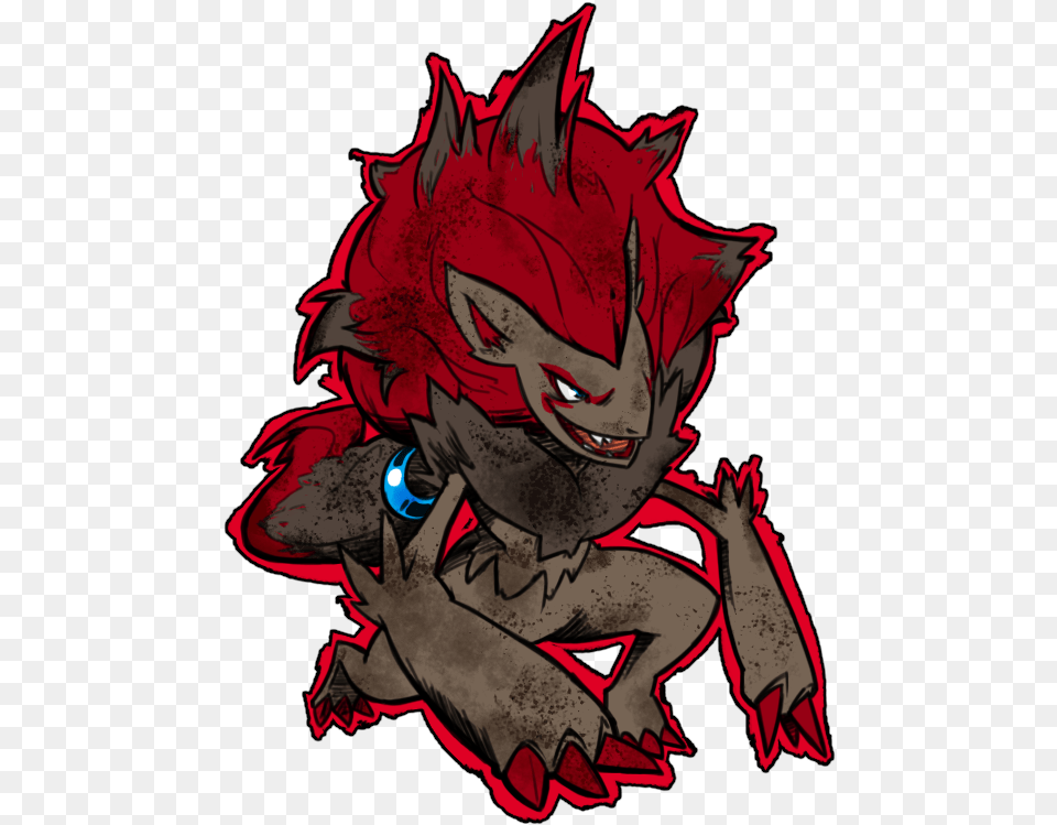 Zoroark By Hukuzo Demon, Baby, Person, Art, Book Png