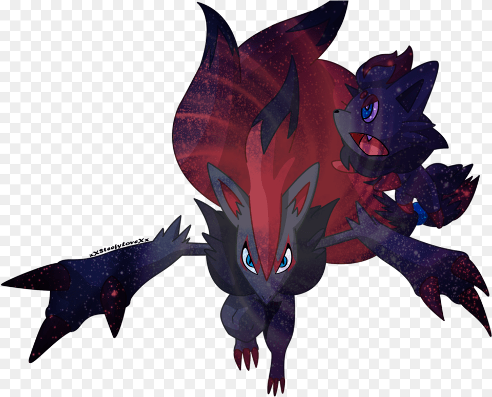 Zoroark Sticker Zoroark, Baby, Person, Dragon Free Transparent Png