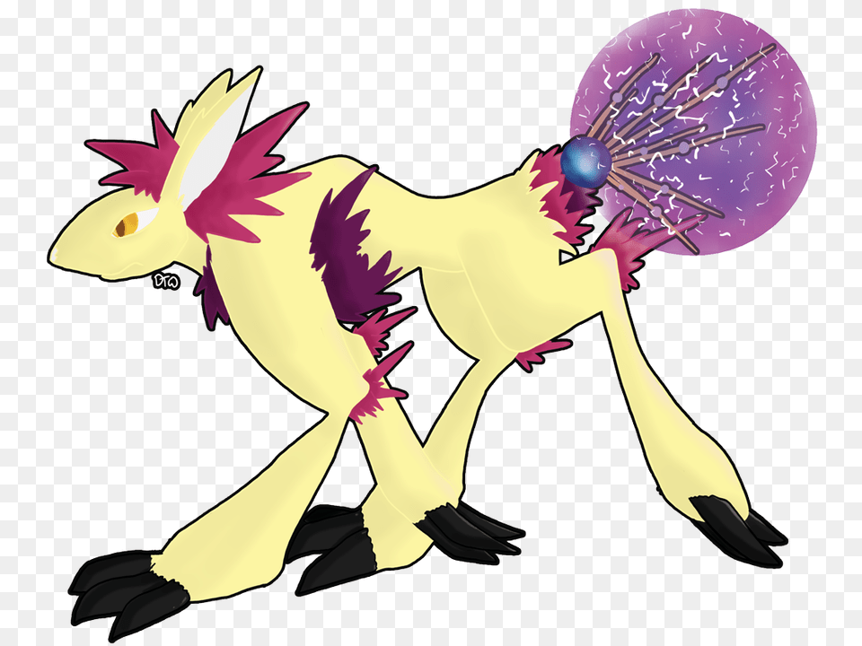 Zoroark X Jolteon Cartoon, Purple, Adult, Female, Person Free Transparent Png