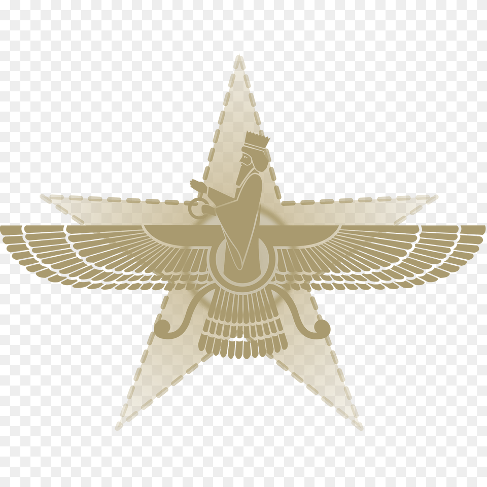 Zoroastrianism Barnstar 2 Clipart, Symbol, Emblem Png