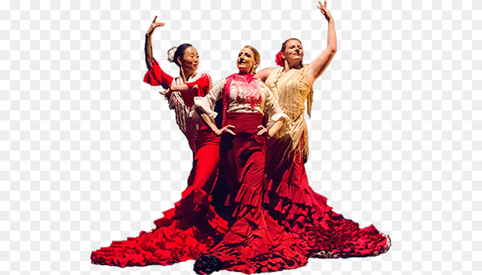 Zorongo Flamenco Trio Flamenco Dance, Person, Dance Pose, Dancing, Leisure Activities Free Png Download