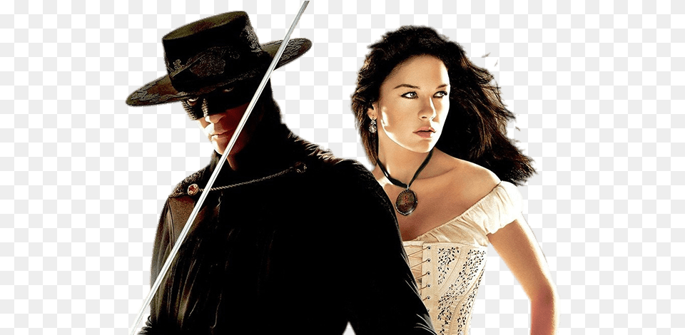 Zorro Antonio Banderas Legend Of Zorro, Adult, Weapon, Sword, Portrait Png