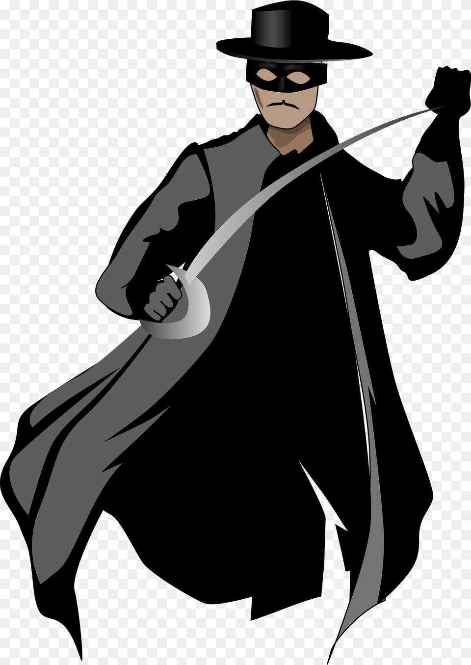 Zorro Clipart, Sword, Weapon, Adult, Male Free Png Download