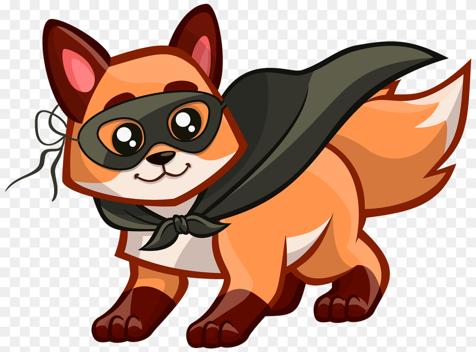 Zorro Fox Clipart, Face, Head, Person, Animal Png Image