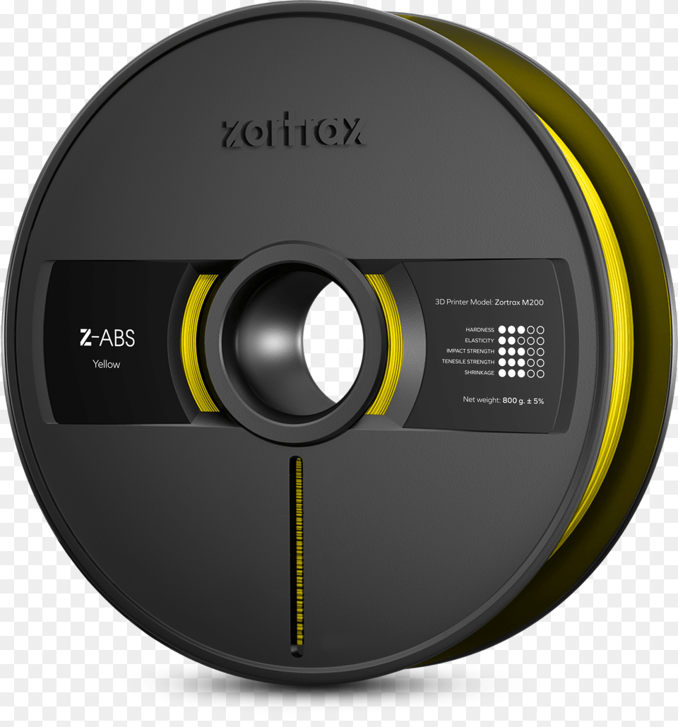 Zortrax Z Abs Yellow Zortrax Z Abs 3d Printing Filament Yellow 1 75mm, Disk Free Png Download