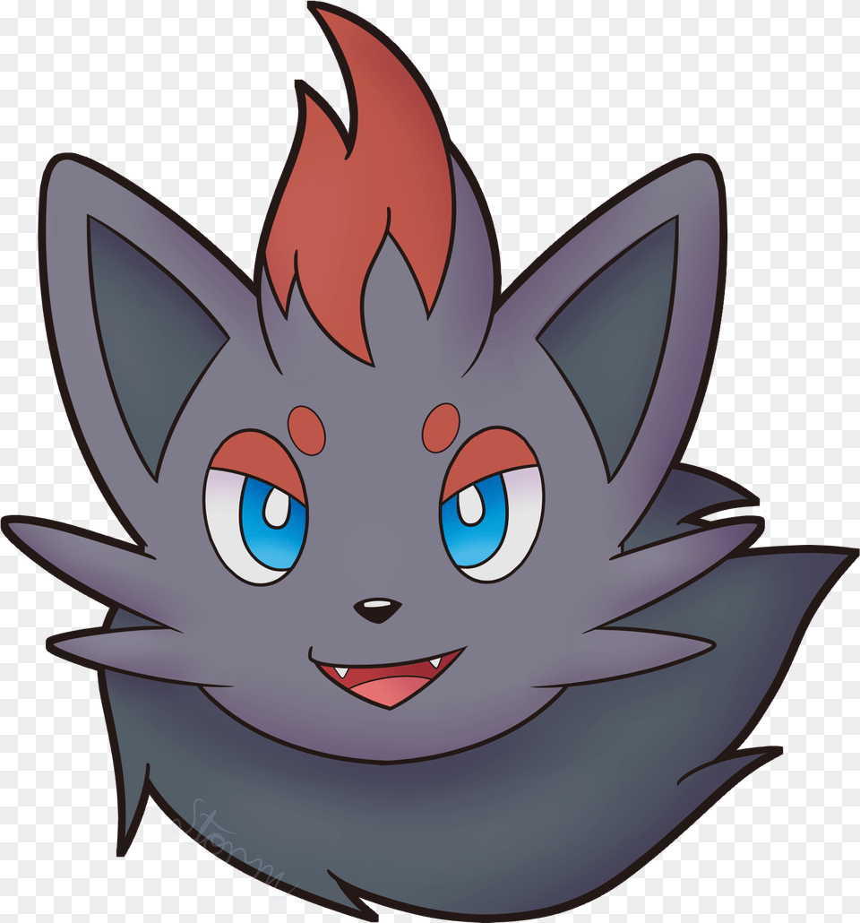 Zorua Headshot Cartoon, Baby, Person Free Png Download