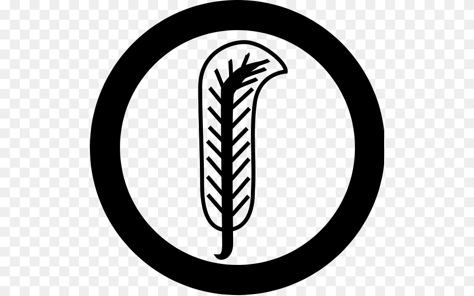 Zoso Robert Plant Feather Symbol, Gray Png Image