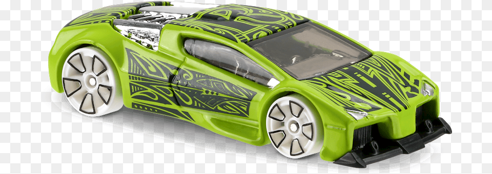 Zotic In Green Hw Art Cars Car Collector Hot Wheels Hot Wheels Acceleracers Carros, Alloy Wheel, Vehicle, Transportation, Tire Free Png