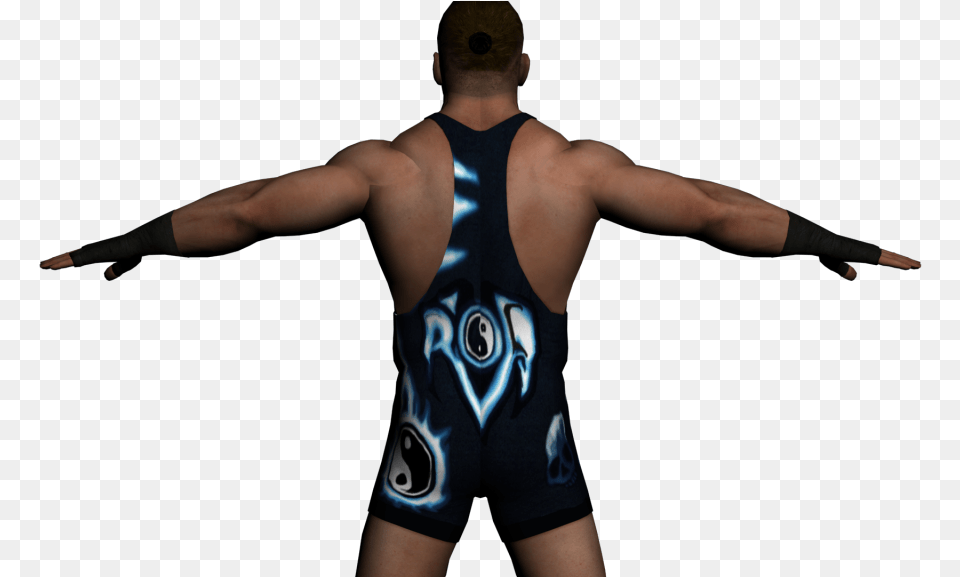 Rob Van Dam Shut Your Mouth, Hand, Back, Body Part, Person Free Transparent Png