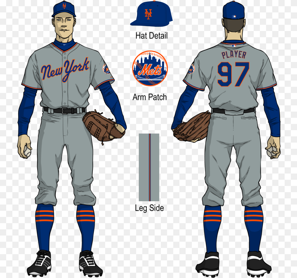 Zps5bloe8dt Logos And Uniforms Of The New York Mets, Team Sport, Team, Sport, Person Free Transparent Png