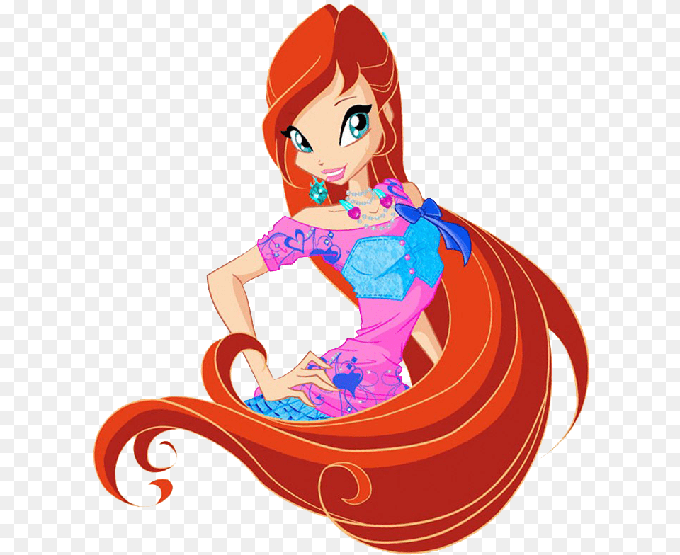 Zpsd8f7a103 Winx Club Bloom Season, Baby, Person, Face, Head Png