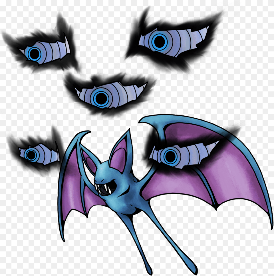 Zubat Used Mean Look And Confuse Pokemon Mean Look, Art, Person Free Transparent Png