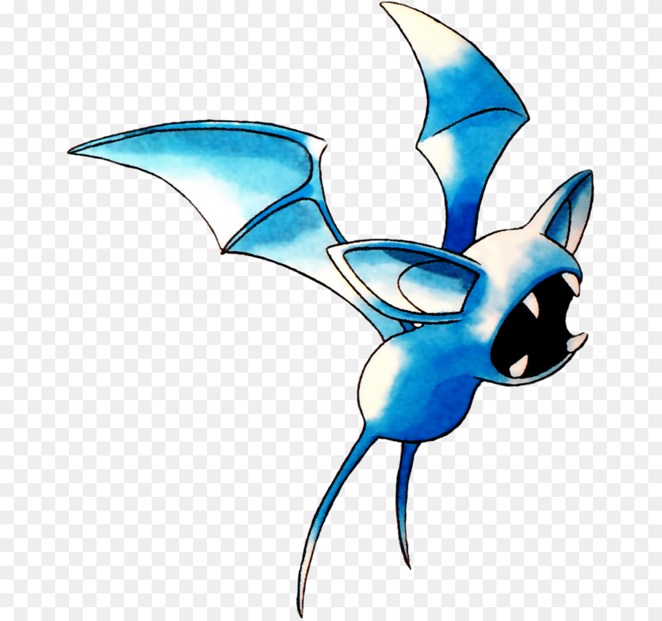 Zubat Used Mean Look And Confuse Ray, Animal, Flying, Bird, Bee Png