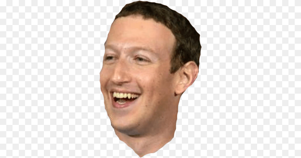 Zuckrolled, Face, Happy, Head, Person Free Transparent Png