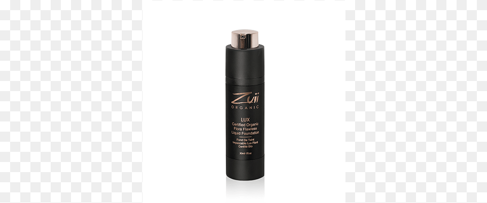 Zuii Organic Lux Flora Flawless Liquid Foundation Ivory Cylinder, Bottle, Cosmetics, Shaker Png Image