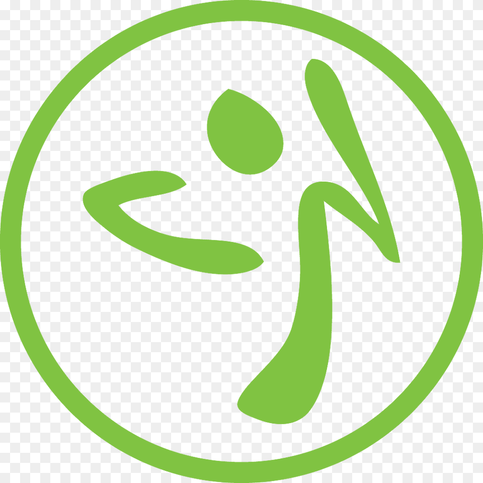 Zumba Logo Black And White Workouts For Zumba, Green, Leaf, Plant, Symbol Free Transparent Png