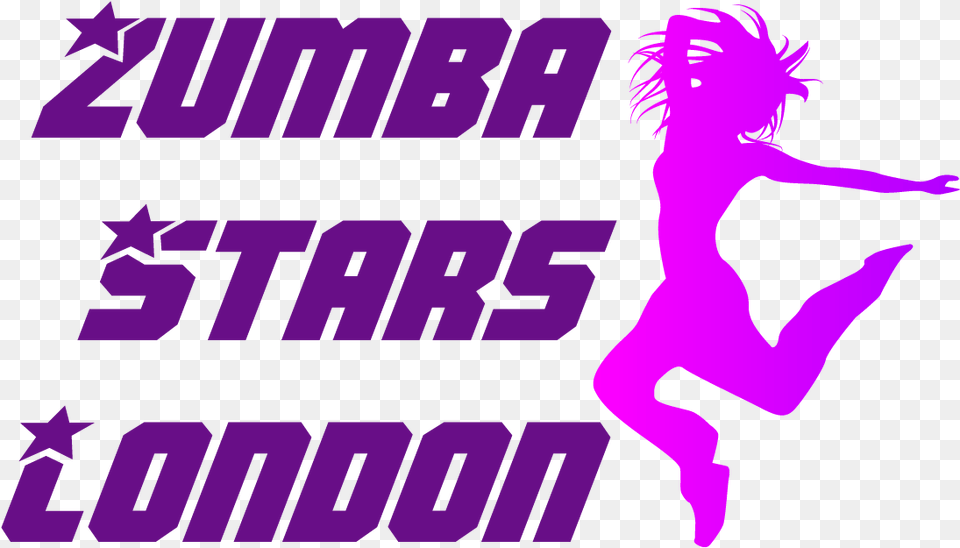 Zumba Stars London Dance Fitness Yoga Classes Parties Graphic Design, Purple, Leisure Activities, Dancing, Person Free Transparent Png