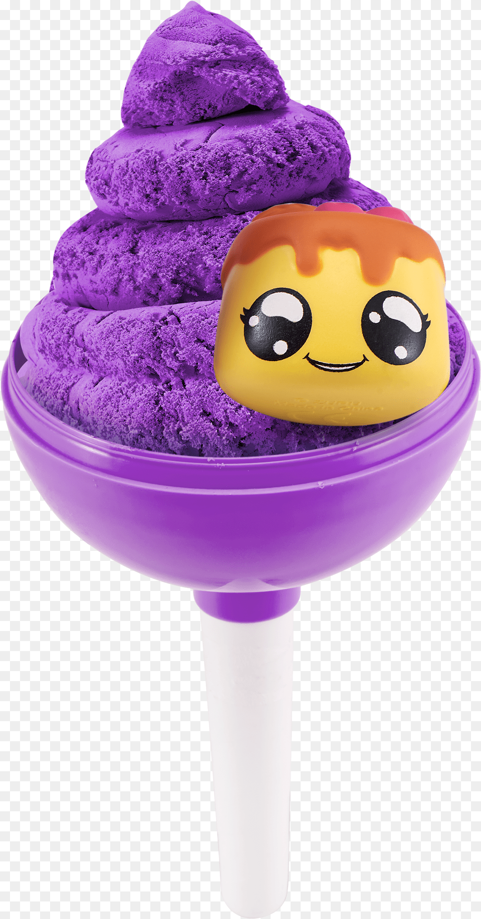 Zuru Oosh Cotton Candy Cuties Scented Slime With Collectible Zuru Cotton Candy Cuties, Cream, Dessert, Food, Ice Cream Png Image