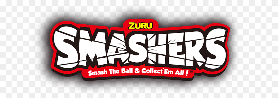 Zuru Smashers Logo, Sticker, Text Png