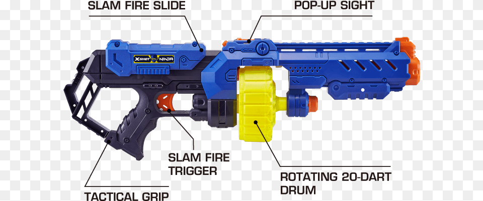 Zuru X Shot Sniper, Firearm, Weapon, Toy, Water Gun Png