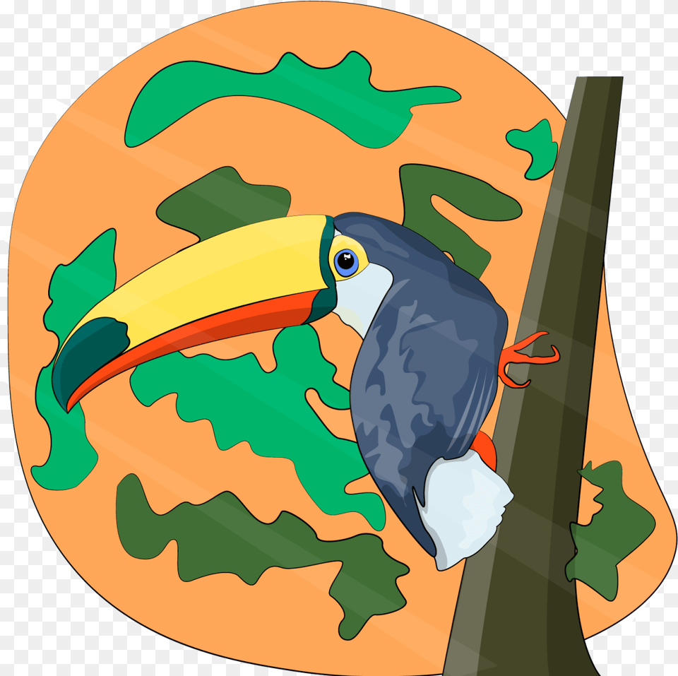 Zvir Papuzhka Illustration, Animal, Beak, Bird, Toucan Free Png