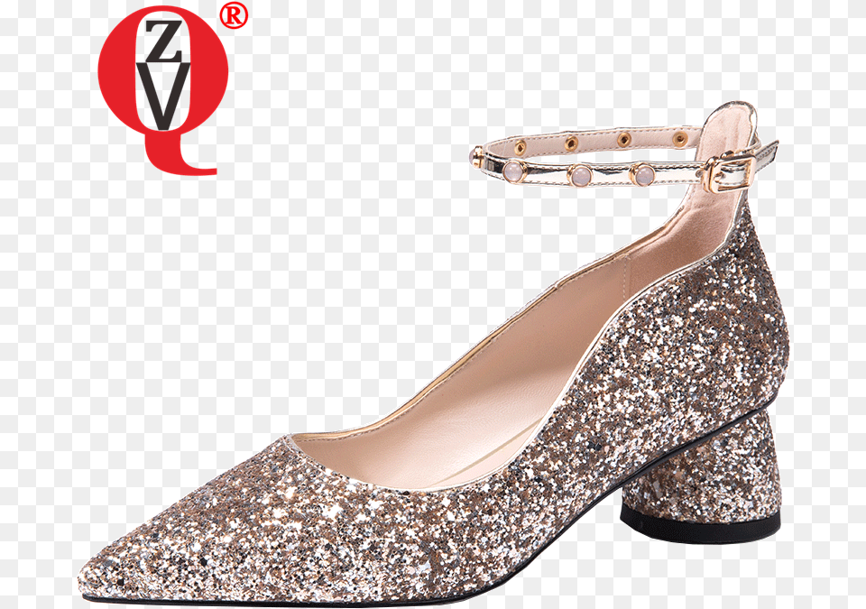 Zvq Spring New Fashion Women Pumps Outside Mid Heels Basic Pump, Clothing, Footwear, High Heel, Shoe Free Transparent Png