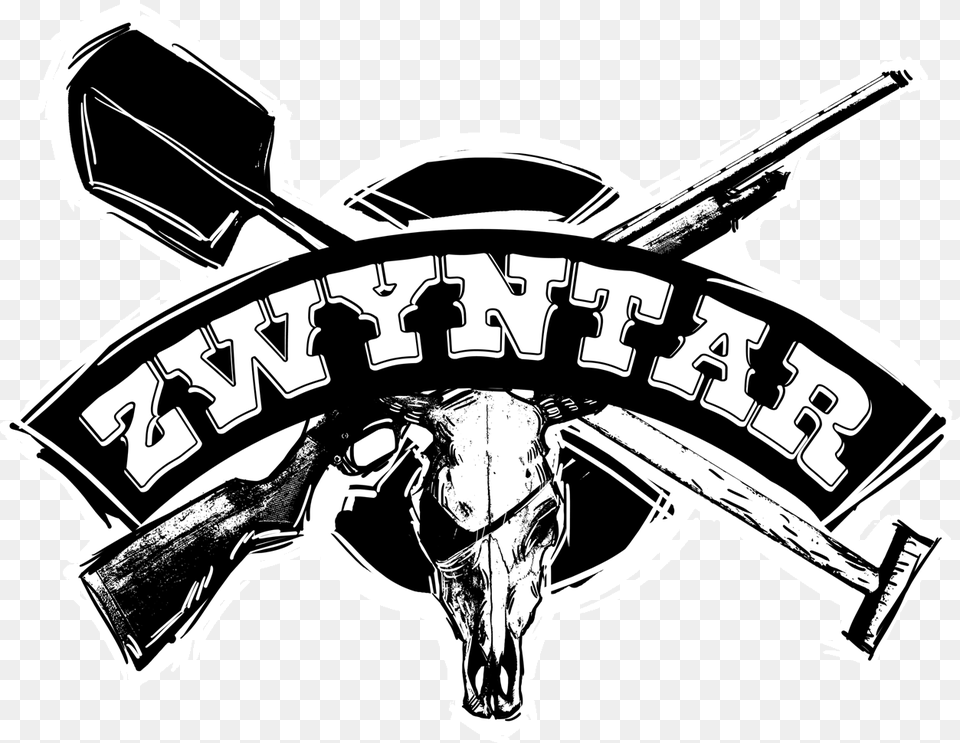 Zwyntar Logo Illustration, Emblem, Symbol, Weapon, Gun Free Png