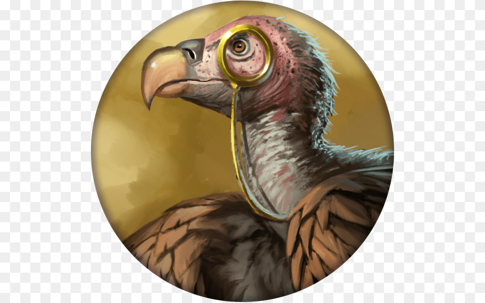 Zynga Poker Avatar, Animal, Bird, Vulture, Beak Free Png Download