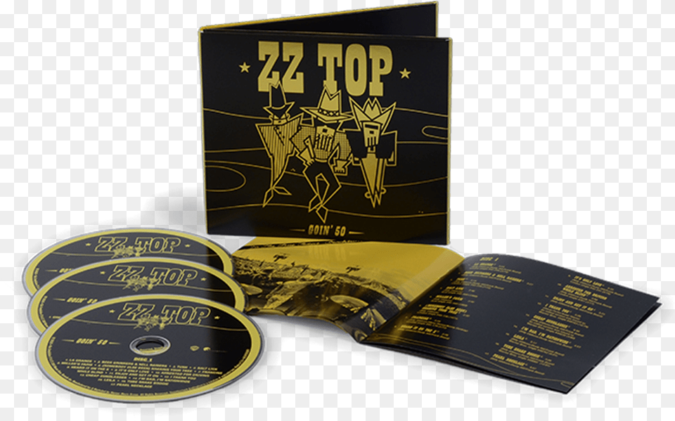 Zz Top Goin 50, Advertisement, Poster, Disk, Dvd Png