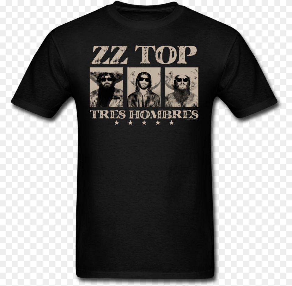 Zz Top T Shirt, Clothing, T-shirt, Adult, Male Png Image