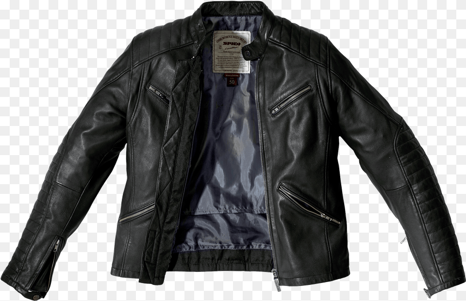 Zzaametal P163 026 Open 02 1 Dainese Mike Leather Jacket Black, Clothing, Coat, Leather Jacket Free Png Download